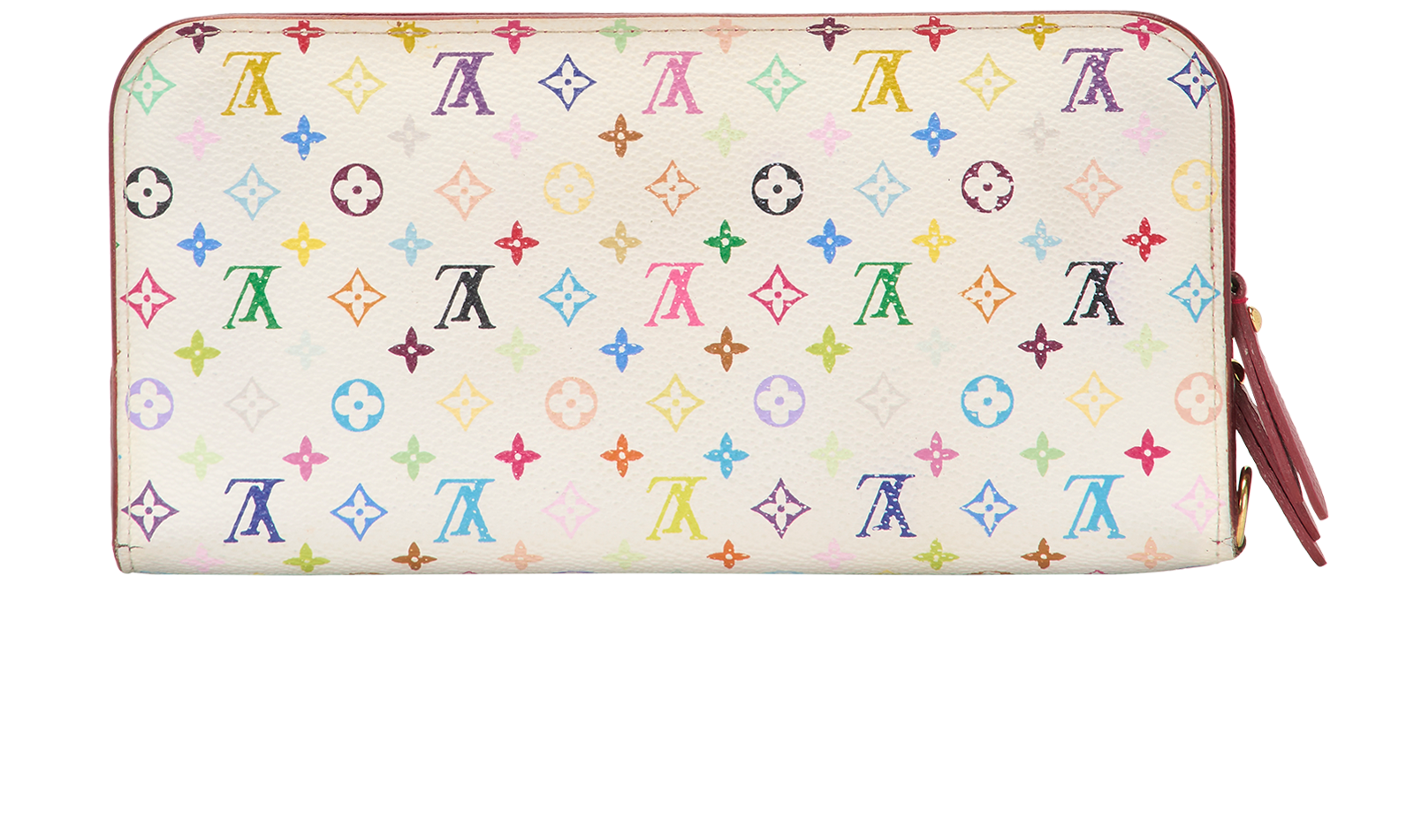 Louis Vuitton X Murakami Insolite Wallet, &pound;375, Accessories, White, Coated Canvas/Leather, Back view